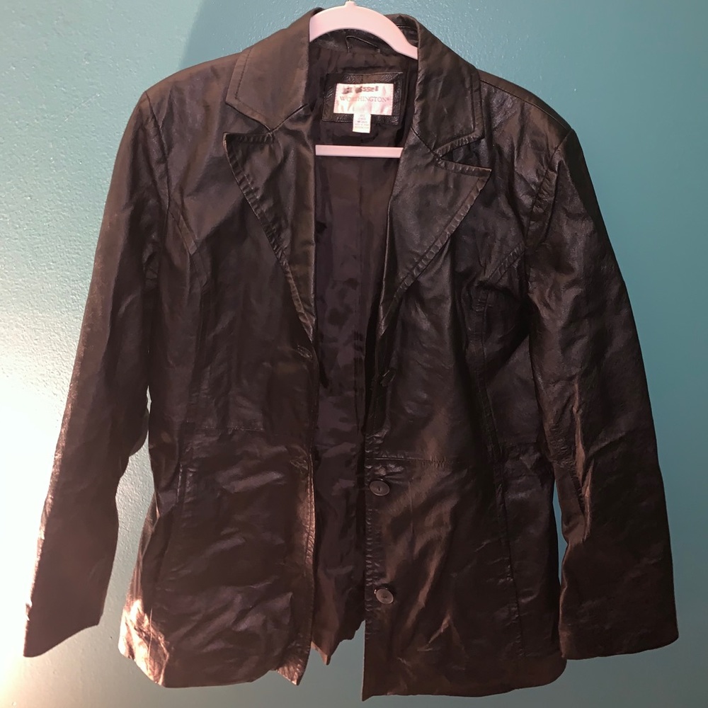 Black Worthington Leather Jacket